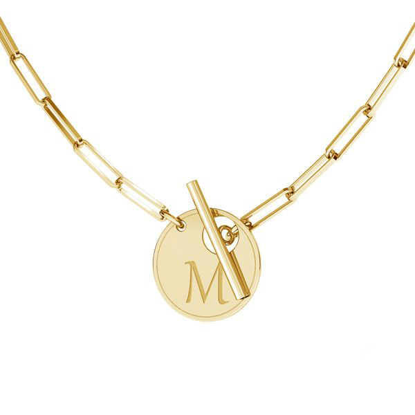 gold plated personalised necklaces