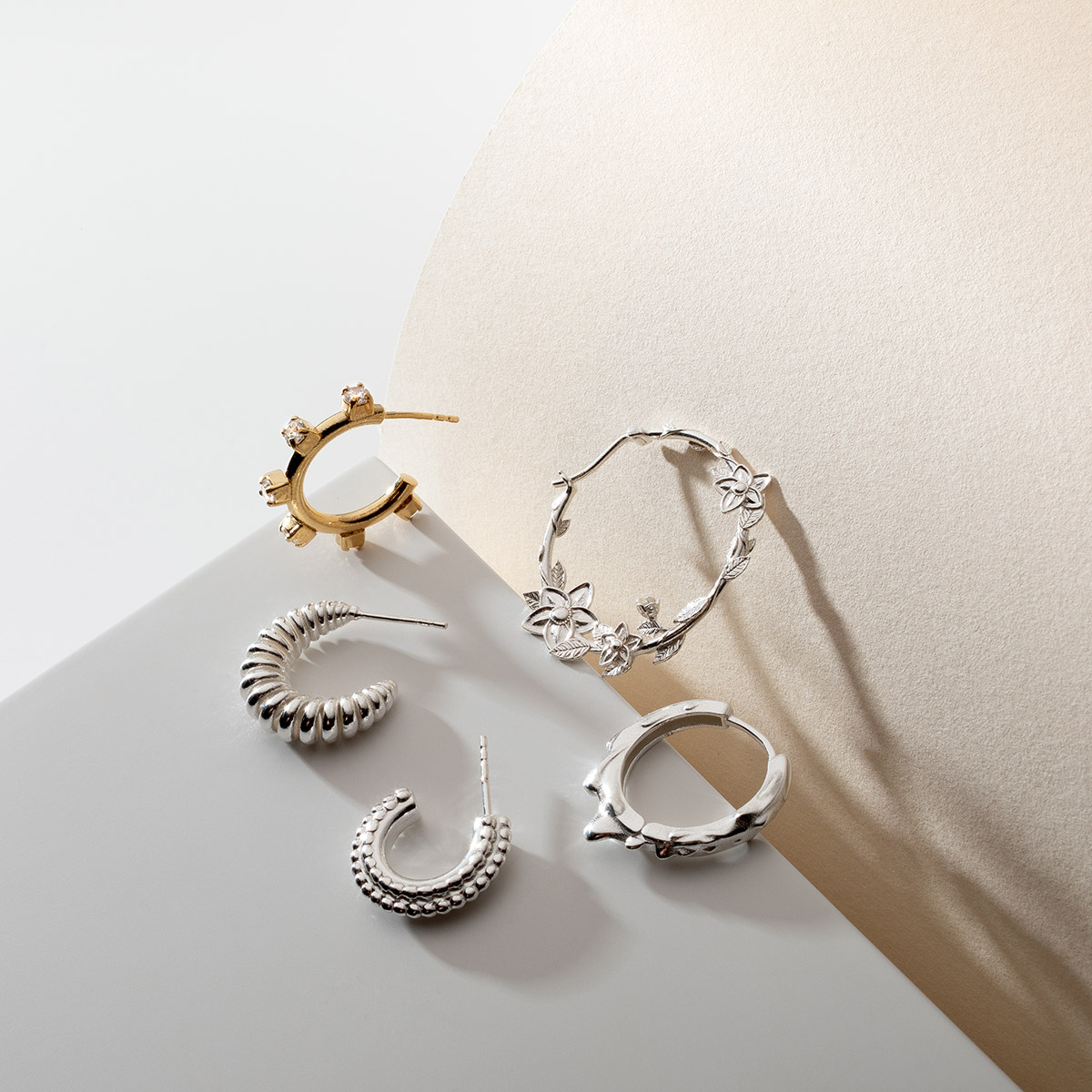 Spring earrings