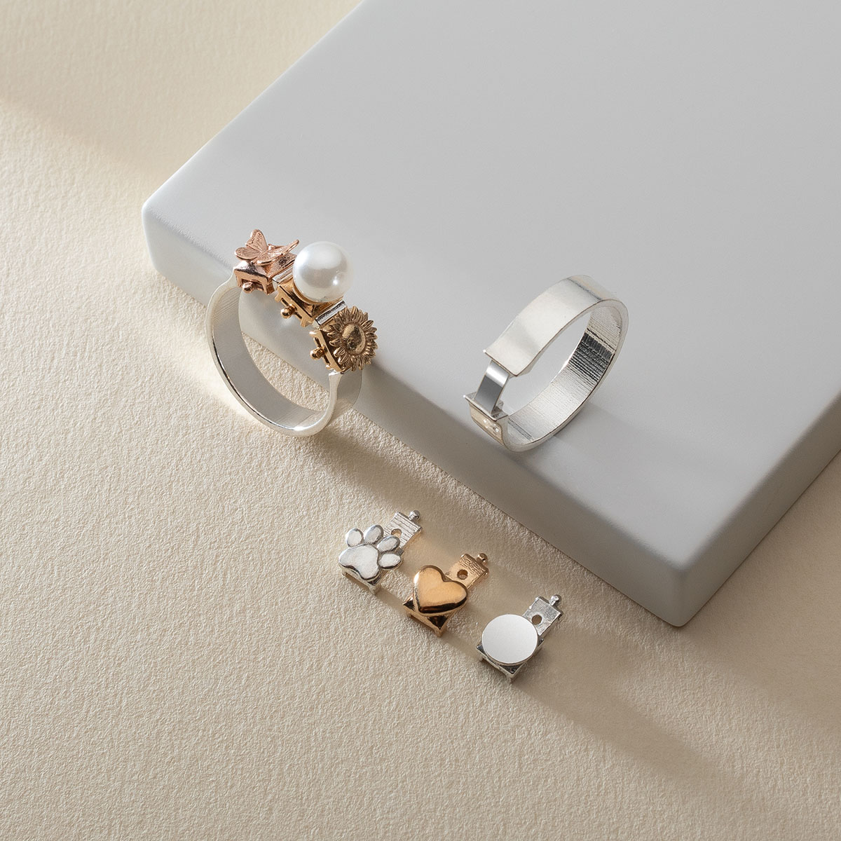 Charm rings