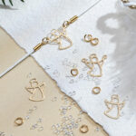angel pendant gold
