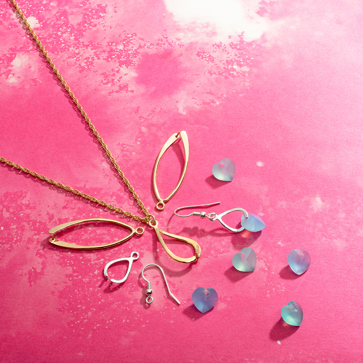silver heart necklace