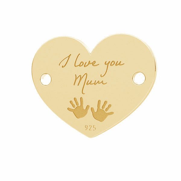 engraved heart jewellery