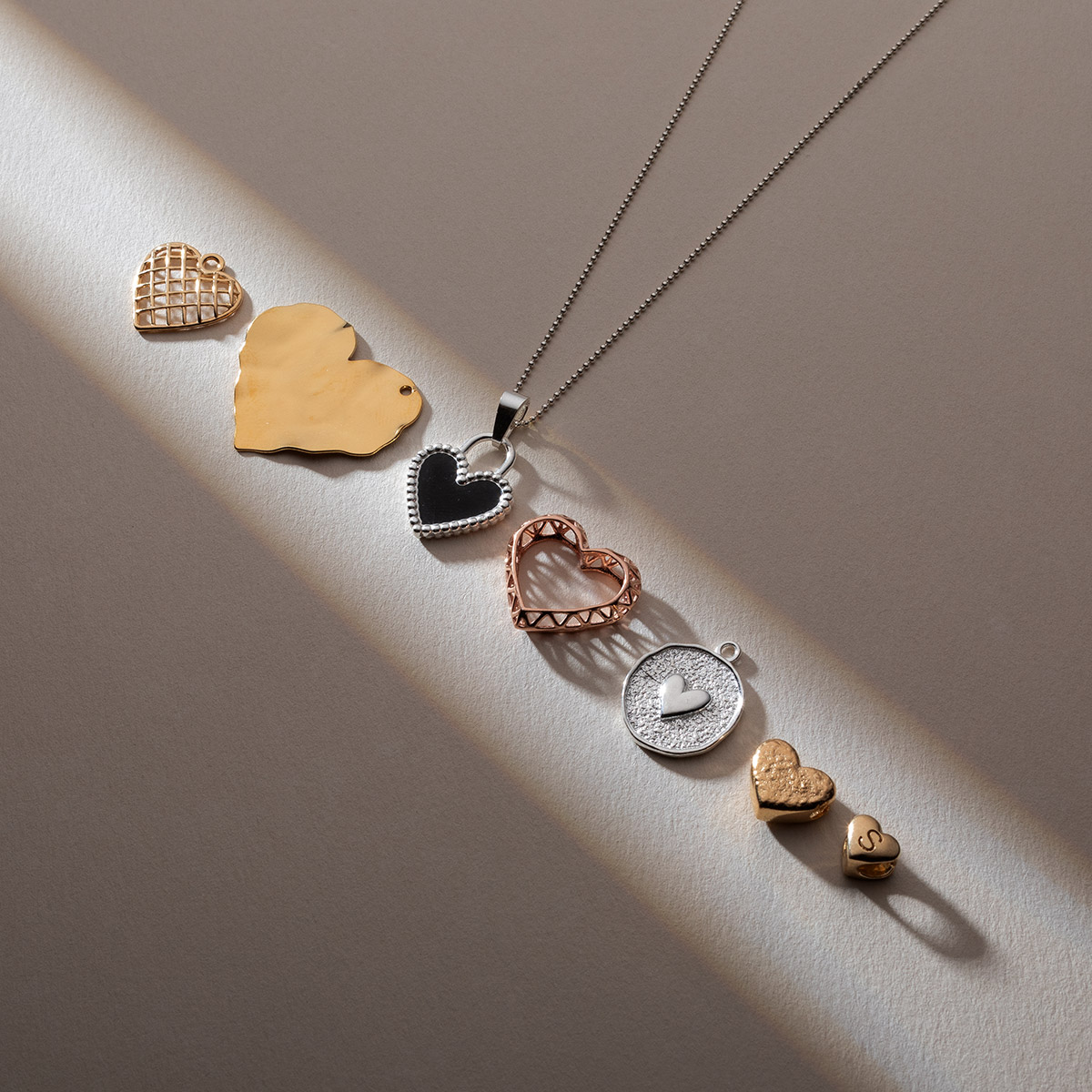 silver heart pendant