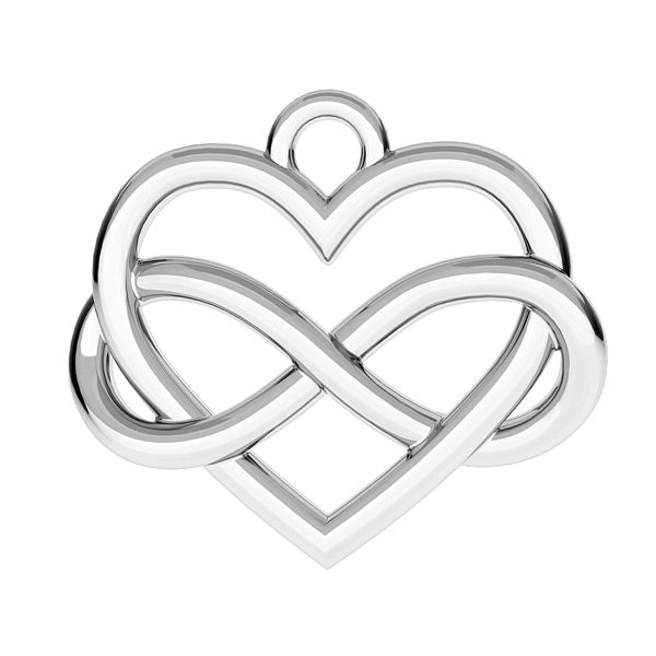 infinity heart necklace