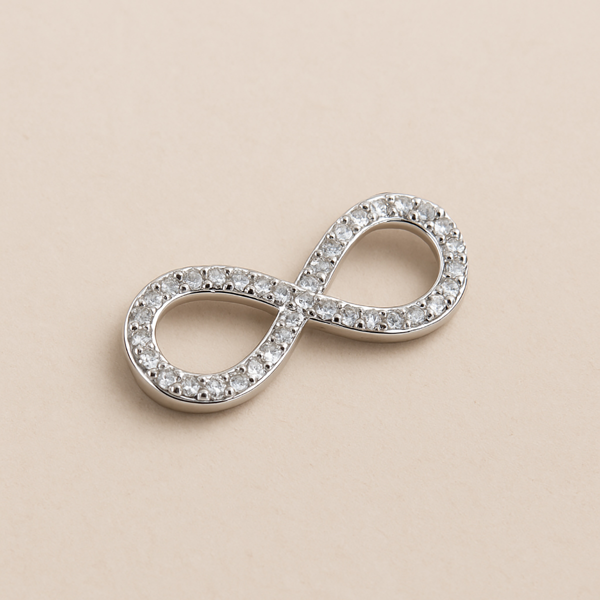 silver infinity pendant