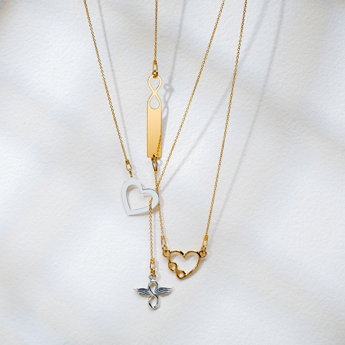 custom infinity necklace