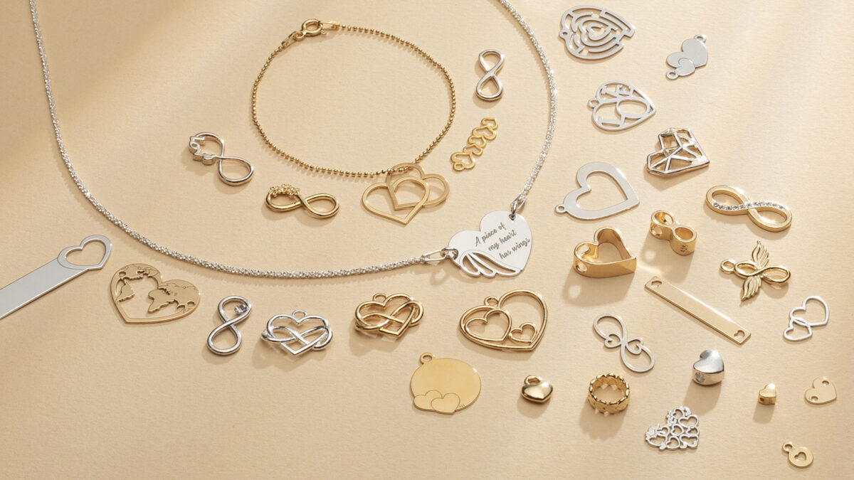 heart shaped jewellery