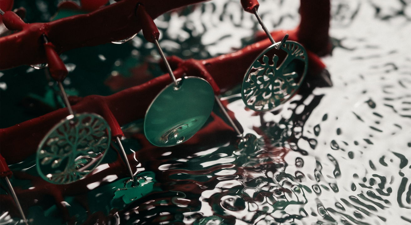 electroplating sterling silver jewelry